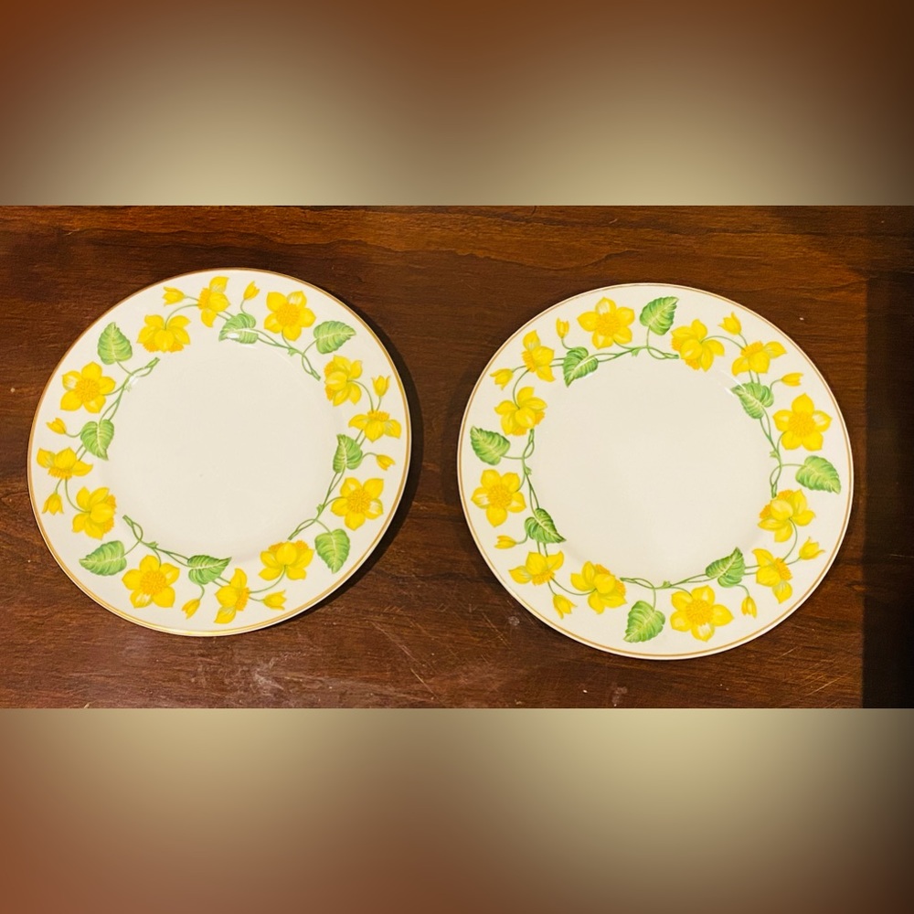 Vintage Wedgewood “Kingcup” Set Of 2 Salad Plates
